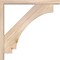 Ekena Millwork Imperial Block Smooth Bracket w/ Offset Brace, Douglas Fir, 3 1/2"W x 24"D x 24"H BKT0402X24X24IMP05SDF - alternate 3